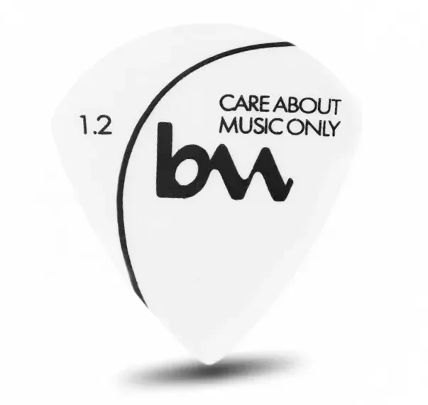 Медиатор bagandmusic AKSS71 Delrin Jazz III White 1.2