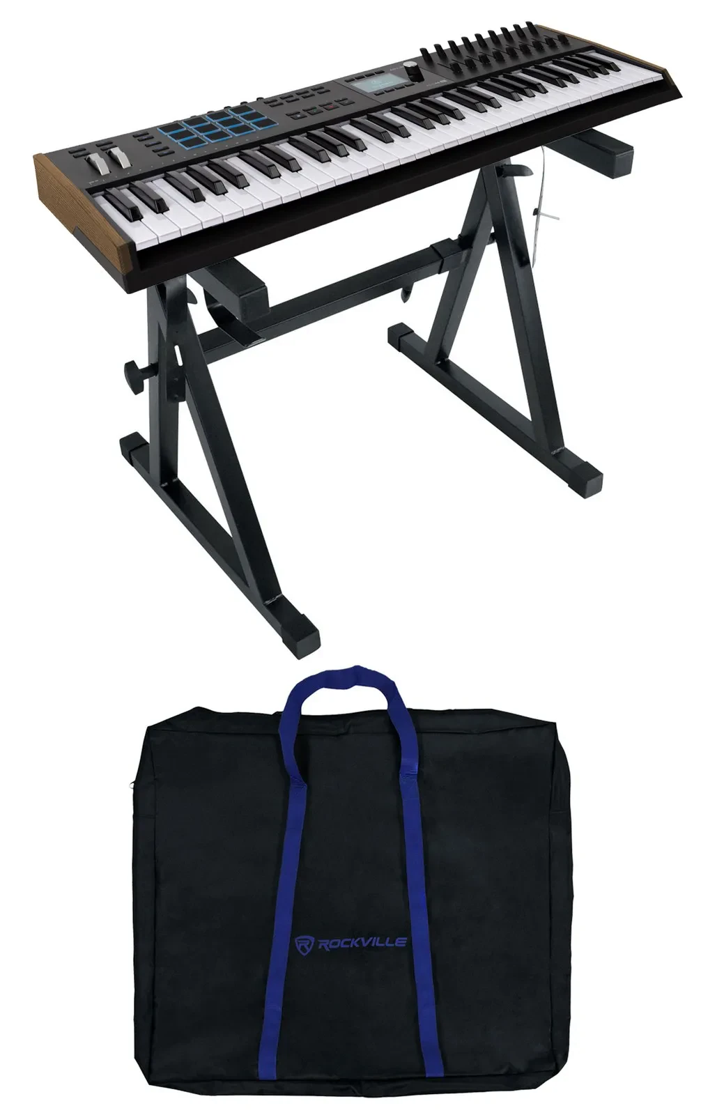 Arturia KEYLAB 61-Key Mk3 Black USB Midi Keyboard Controller+Z-Style Stand