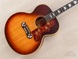 1963 Gibson J-200 Jumbo Vintage Acoustic Guitar Cherry Sunburst w/ Case