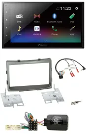 Pioneer USB Bluetooth DAB 2DIN Lenkrad Autoradio für SSangYong Rodius ab 2013
