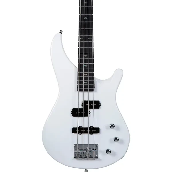 Mitchell MB100 Short-Scale Solidbody Electric Bass Guitar White