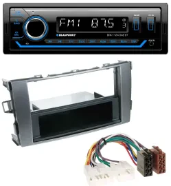 Blaupunkt Bluetooth USB DAB MP3 Autoradio für Toyota Auris 07-12 anthrazit-grau