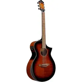 Электроакустическая гитара Ibanez AEWC400 Comfort Amber Sunburst