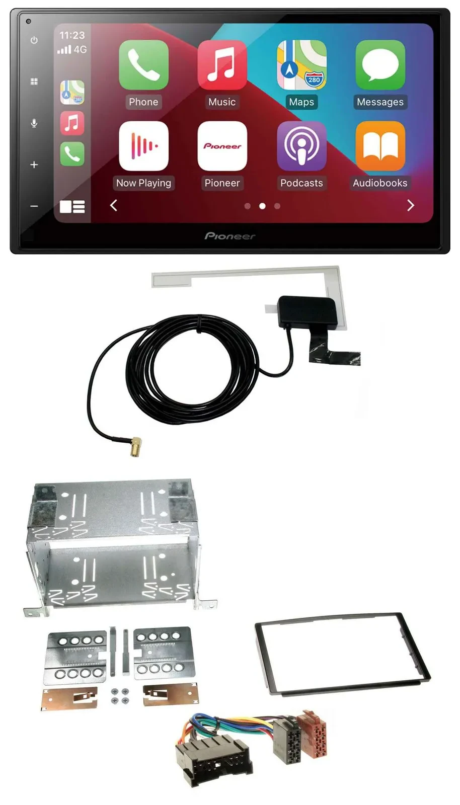 Pioneer USB Bluetooth DAB MP3 2DIN Autoradio für Hyundai Santa Fe SM 04-06