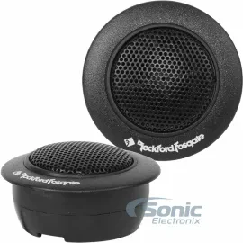 Rockford Fosgate R1T-S Prime Series 80W 1" Mylar Balanced Dome Car Tweeters