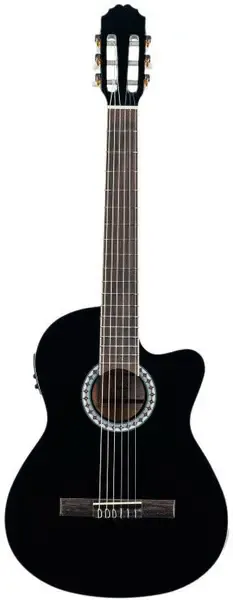 Классическая гитара с подключением GEWApure E-Classic guitar Basic Black 4/4