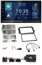 JVC DAB Bluetooth Lenkrad USB 2DIN Autoradio für Chevrolet Aveo Captiva 2006-201