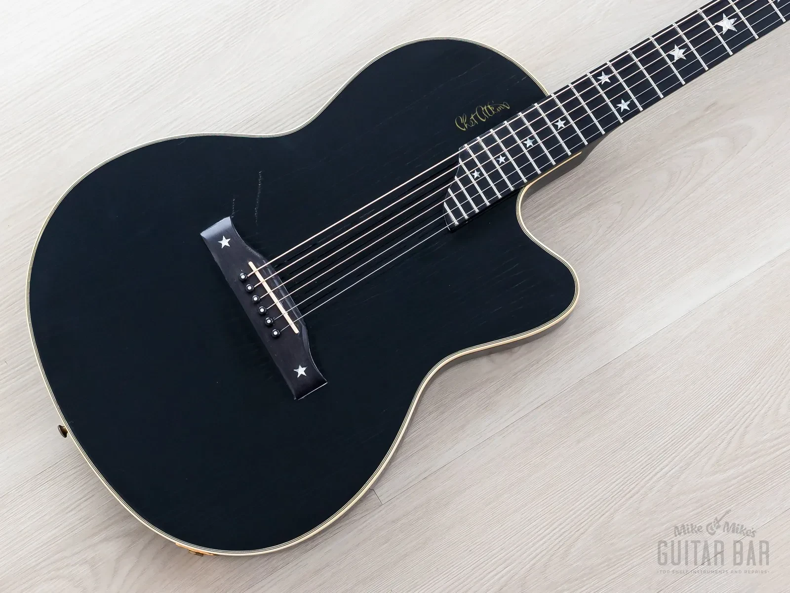 1997 Gibson Chet Atkins SST Ebony Acoustic Electric Steel String Guitar w/ Case