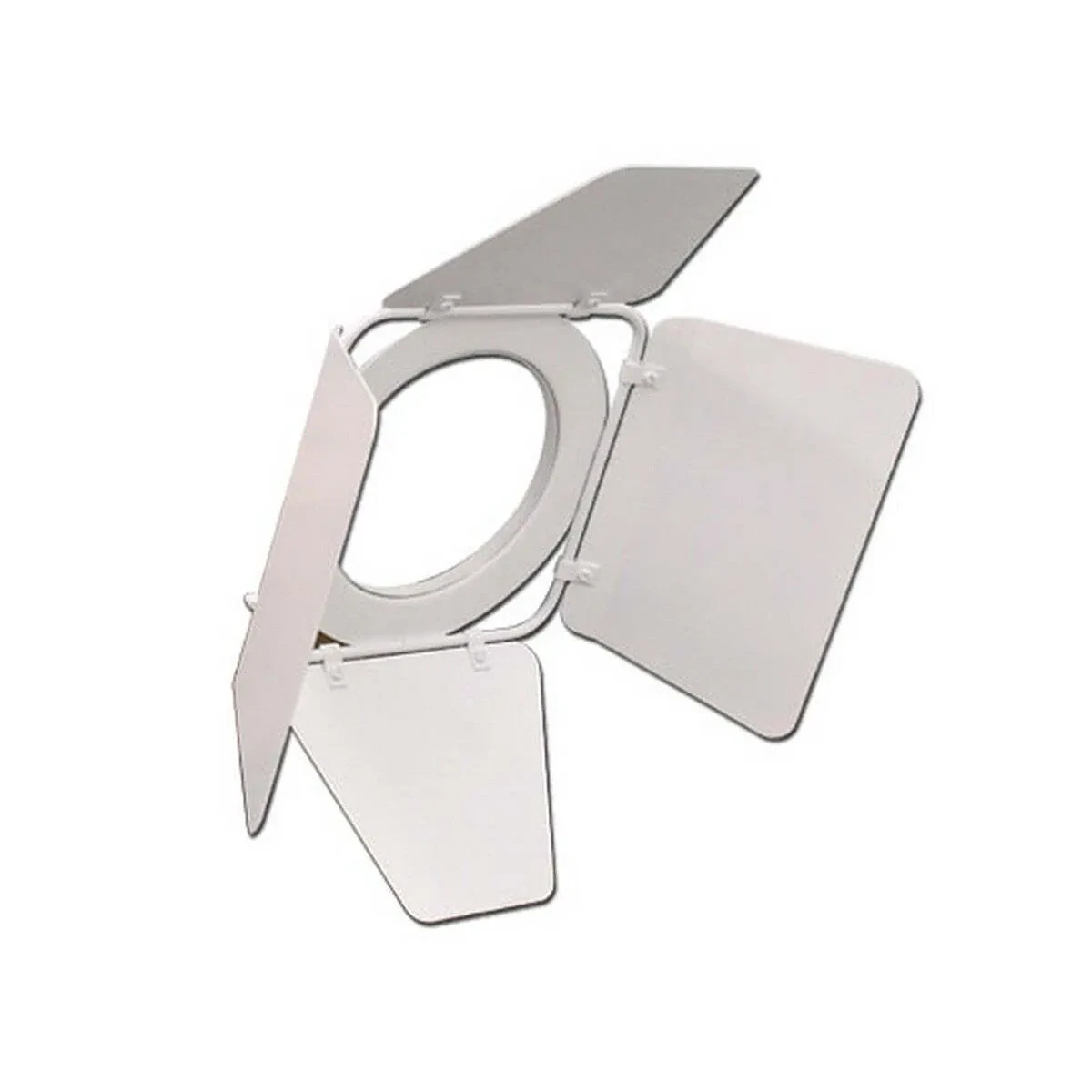 Odyssey Cases LSPAR16BDW | White Barn Door for PAR 16 Odyssey Light Fixtures