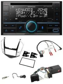Автомагнитола для Chevrolet Cruze Kenwood 2-DIN, CD, DAB, USB, Bluetooth