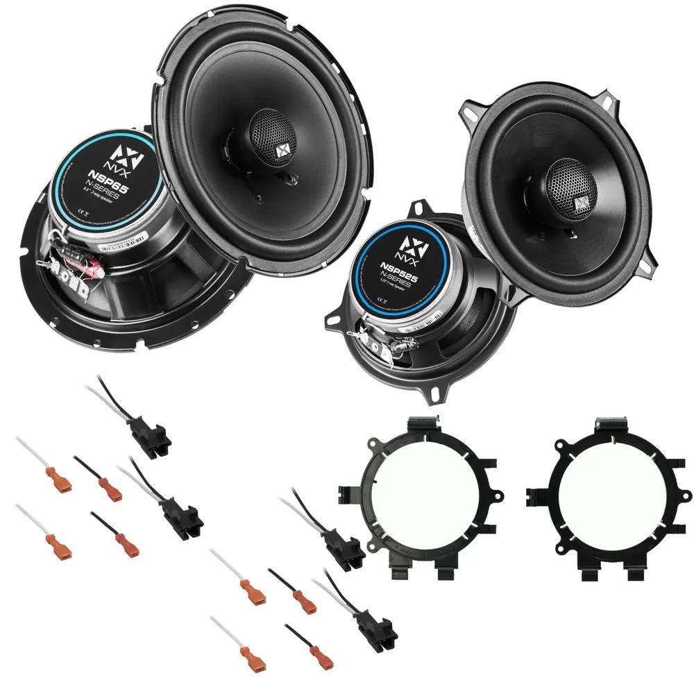 NVX Complete Speaker Upgrade Kit for 2001-2007 Chevrolet Silverado HD Crew Cabs