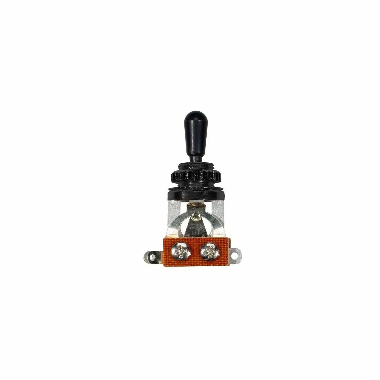 Переключатель для гитары BOSTON Toggle Switch, 3-Weg-Schalter, offen, schwarz, schwarzer Knopf