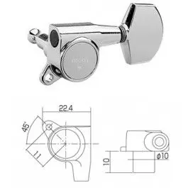 Колки гитарные Gotoh SG381-01-C