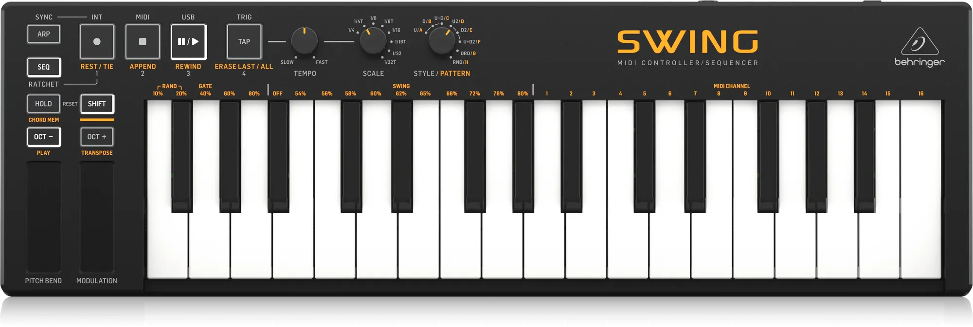 MIDI-клавиатура Behringer SWING