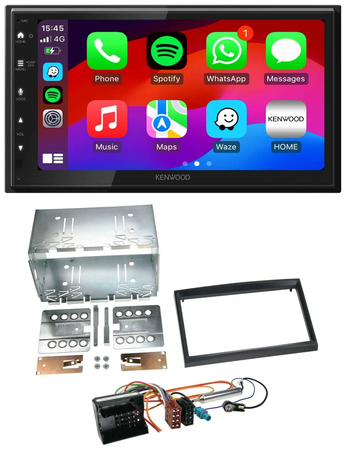 Kenwood MP3 USB DAB 2DIN Bluetooth Autoradio für Peugeot Expert 207 307 Partner