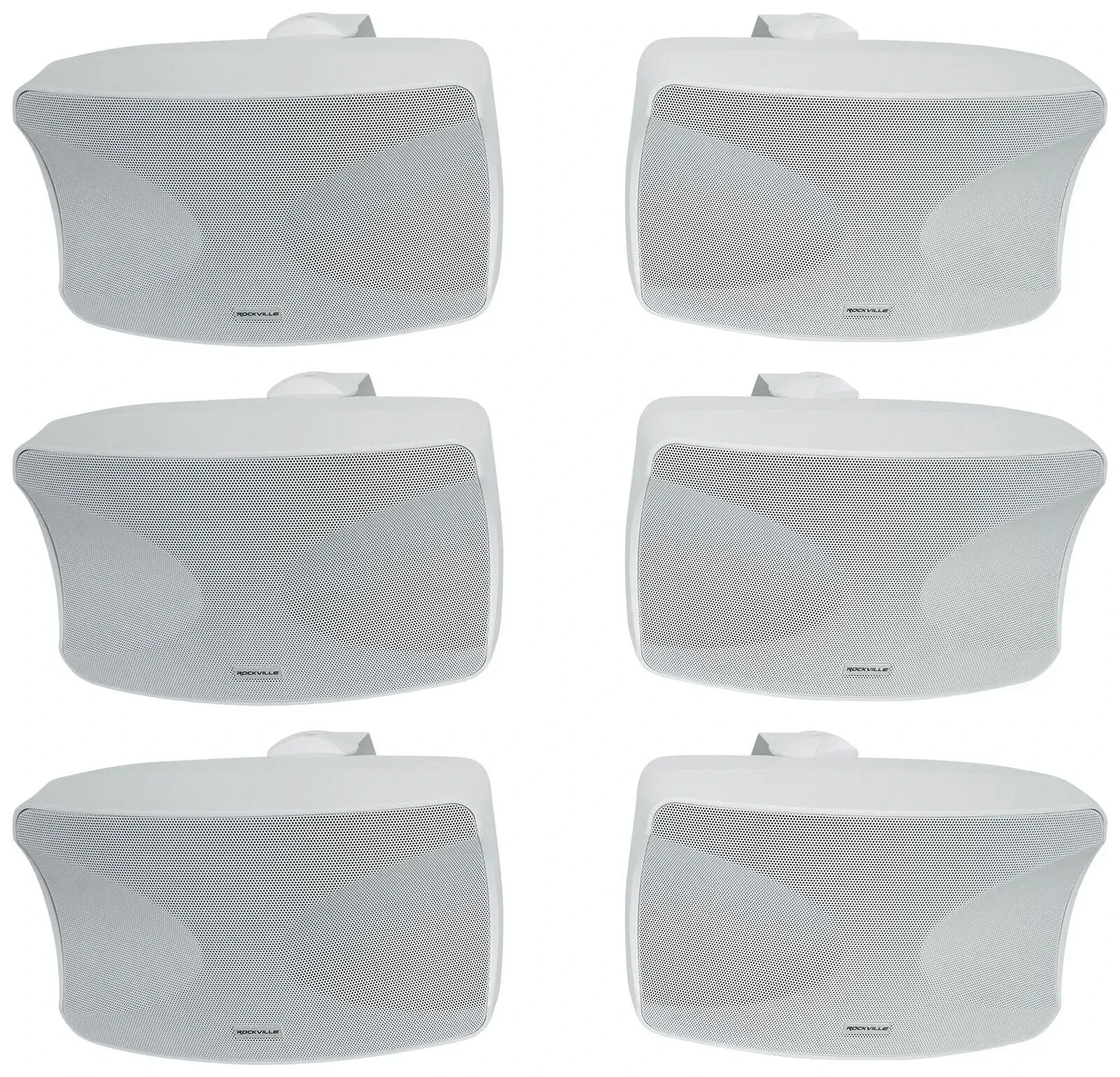 Настенная акустика Rockville WET-44 PRO White 4" 45W (6 штук)