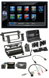 Blaupunkt SD USB TMC Bluetooth 2DIN Lenkrad Navigation für BMW 3-er E46 2001-200