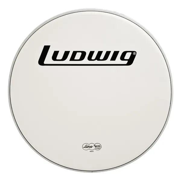 Пластик для барабана Ludwig 24" Heavy White