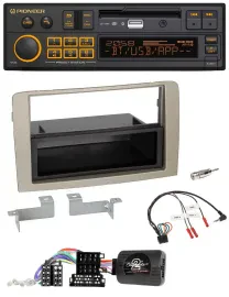 Автомагнитола Pioneer DAB, USB, Bluetooth для Lancia Musa (2004–2012)