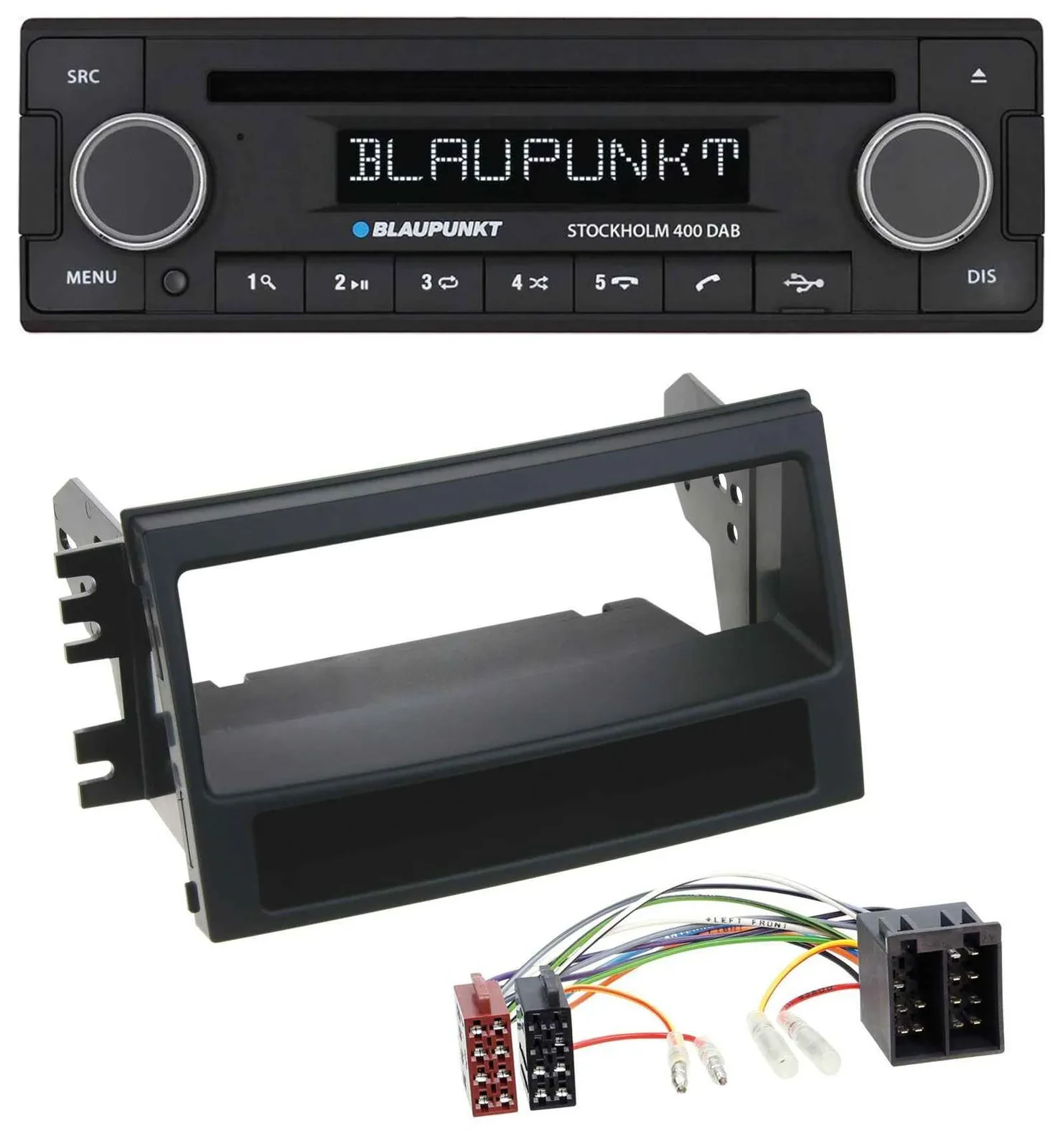 Blaupunkt MP3 Bluetooth DAB CD USB Autoradio für Kia Soul (AM, 2008-2011)