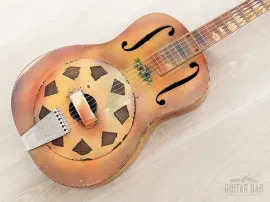 1928 National Triolian Vintage Single Cone Resonator w/ Case, First Year