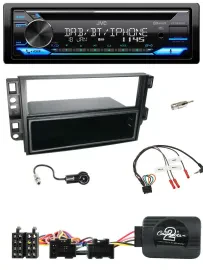JVC Bluetooth Lenkrad USB DAB CD Autoradio für Chevrolet Aveo Captiva 2006-2011