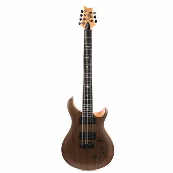 Электрогитара PRS SE Mark Holcomb SVN 7-String Walnut Natural Satin 2022 Top Carve