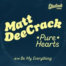 Виниловая пластинка Matt Deecrack - Pure Hearts [New 7" Vinyl] Clear Vinyl, Green
