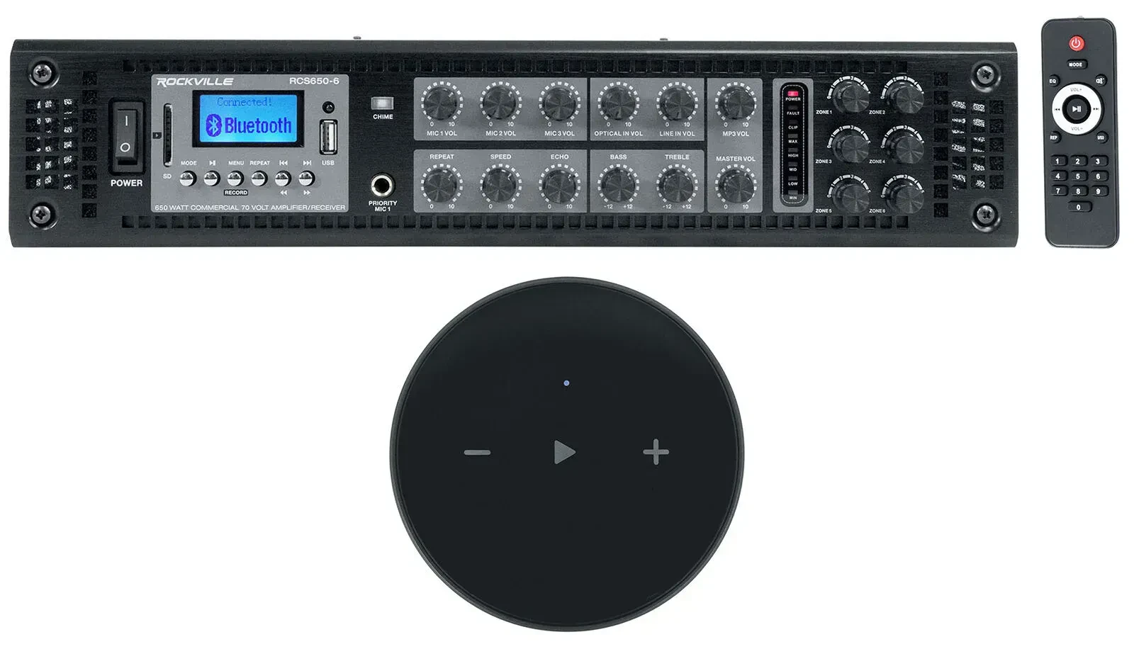 Трансляционный усилитель Rockville RCS650 Black