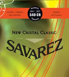 Струны для классической гитары Savarez 540CR 29-43 New Cristal Classic Normal Tension