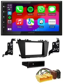 Kenwood MP3 USB DAB 2DIN Bluetooth Autoradio für Mazda 5 (CR, ab 2010)