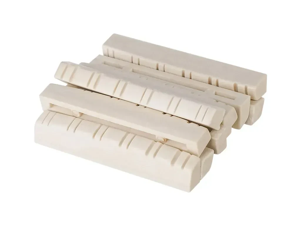 Порожек для акустической гитары Paxphil NT-025-WH White (10 штук)