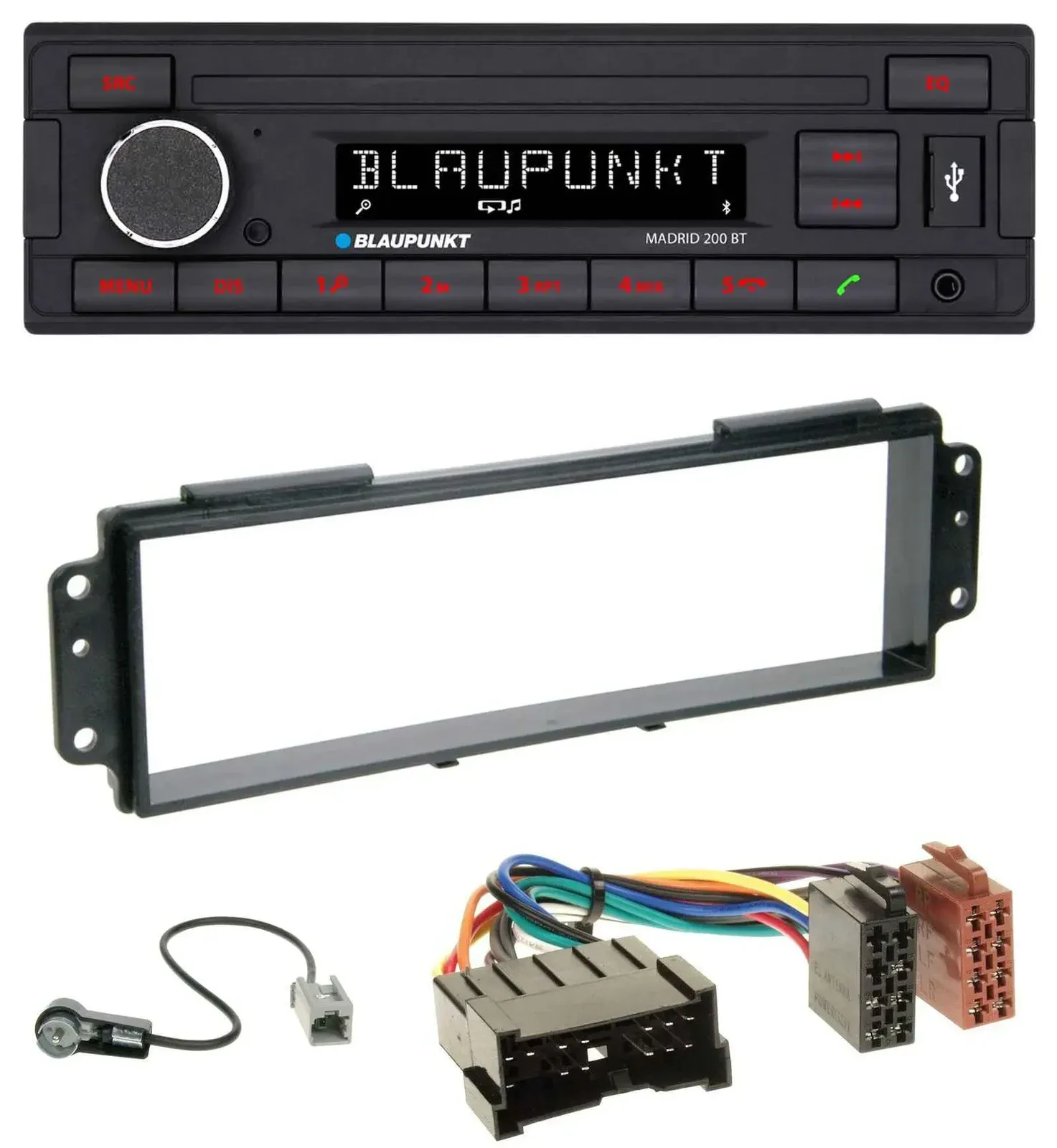 Blaupunkt USB AUX Bluetooth MP3 Autoradio für Kia Picanto (2008-2011)