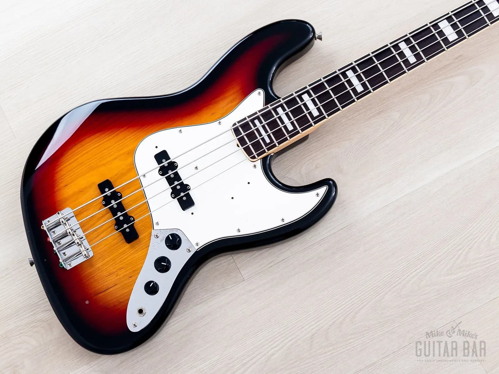 2000 Fender Jazz Bass ‘75 Vintage Reissue JB75-90US Sunburst Ash, Japan CIJ