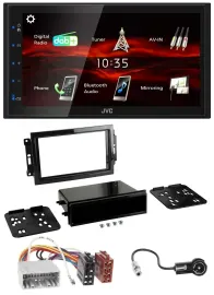 Автомагнитола для Chrysler/Dodge/Jeep JVC 2-DIN USB Bluetooth MP3 DAB