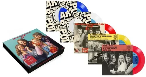 Виниловая пластинка ABBA - Ring Ring: 50th Anniversary - Colored 7-Inch Vinyl Boxset [New 7" Vinyl]