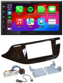 Kenwood MP3 USB DAB 2DIN Bluetooth Autoradio für Kia Ceed ab 12 glänzend