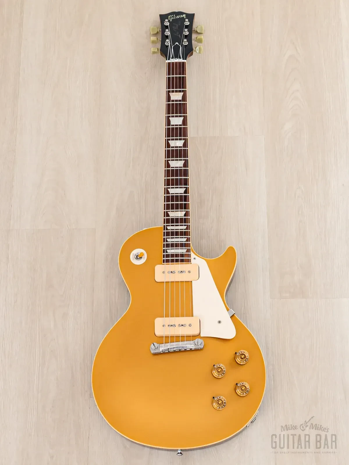 Электрогитара Gibson Custom Shop Historic 1954 Les Paul Standard R4 P90 Goldtop w/case USA 2005