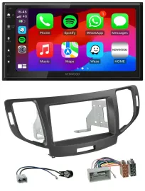 Kenwood MP3 USB DAB 2DIN Bluetooth Autoradio für Honda Accord ab 11 anthrazit