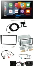 Pioneer Lenkrad USB Bluetooth DAB 2DIN Autoradio für Opel Tigra Corsa C Meriva g