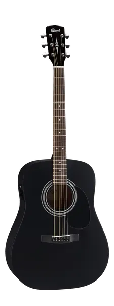 Электроакустическая гитара Cort AD810E Dreadnought Black Satin