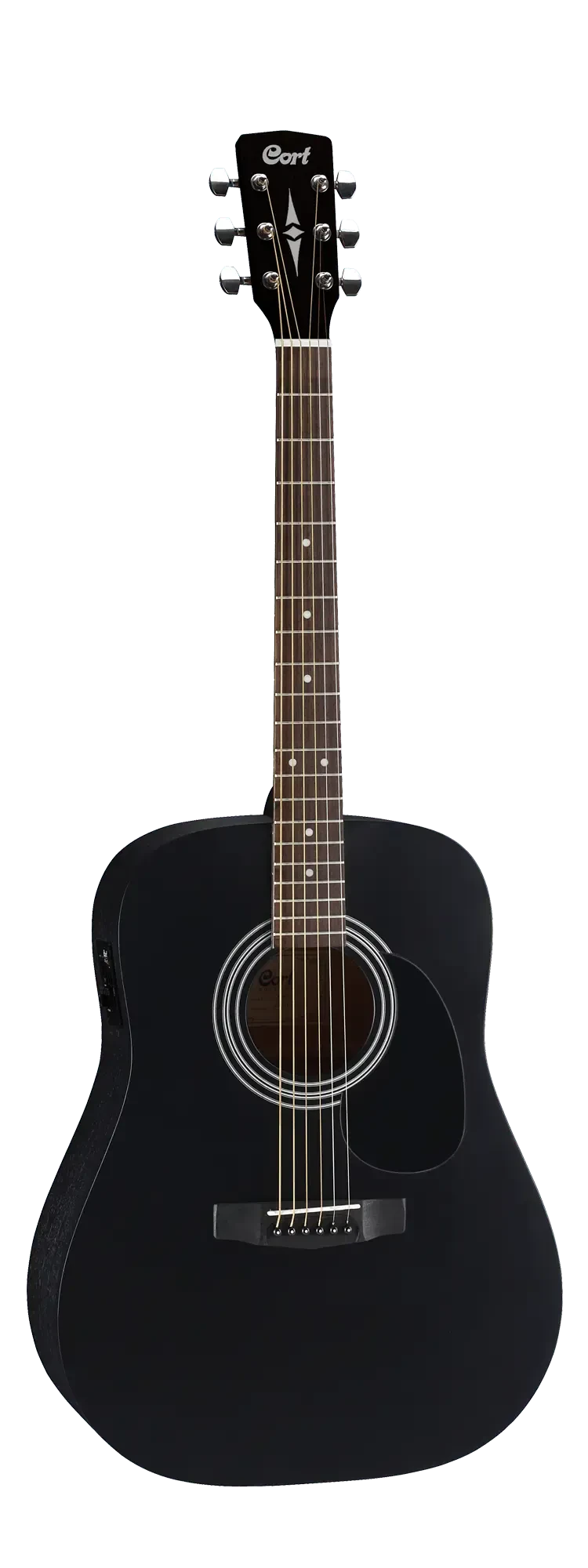 Электроакустическая гитара Cort AD810E Dreadnought Black Satin