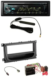 Pioneer CD MP3 AUX DAB USB Autoradio für Ford C-Max Focus Galaxy ab 2007 Ablagef