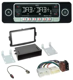 Dietz USB DAB MP3 Bluetooth Autoradio für Dacia Dokker, Duster, Logan