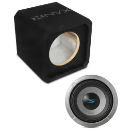 Сабвуфер пассивный для авто NVX NE81S 8", закрытый корпус, MDF 3/4"