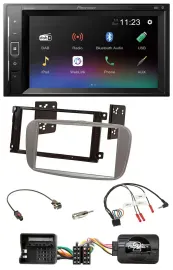 Pioneer DAB Lenkrad 2DIN Bluetooth USB Autoradio für Ford Mondeo S-Max ab 07 sil