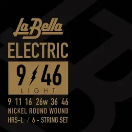 Струны для электрогитары La Bella HRS-L Nickel Electric 9-46
