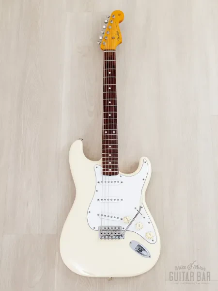 Электрогитара Fender Stratocaster 1962 Vintage Reissue ST62-US SSS Olympic White w/gigbag Japan 2008