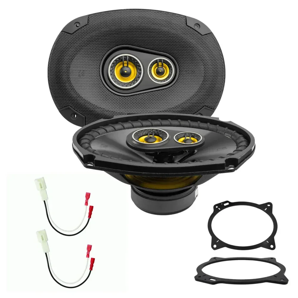 Динамики для Toyota Yaris 2007–2018 Kicker (набор, задняя полка)