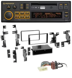 Pioneer DAB MP3 USB Bluetooth Autoradio für Nissan Cube ab 09 Frontier ab 13 Juk